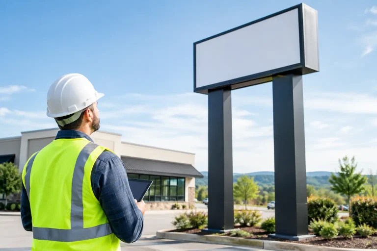 How a Pylon Sign Contractor Helps Kentucky Businesses